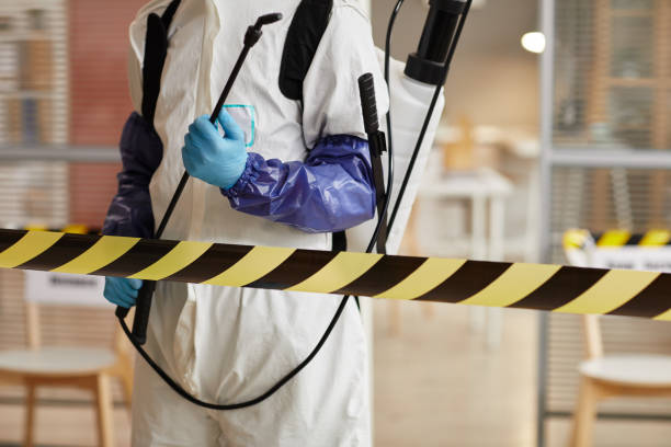 Professional Biohazard Cleanup technician working in Lyndhurst, NJ